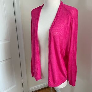 Torrid Lightweight Pink Cardigan